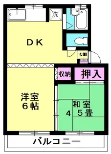 メゾンDEキクチ柏【1階】の間取り