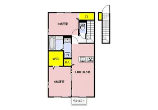 アクシィヴIII【2階】の間取り