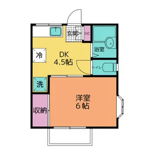 きみなハイツ【2階】の間取り
