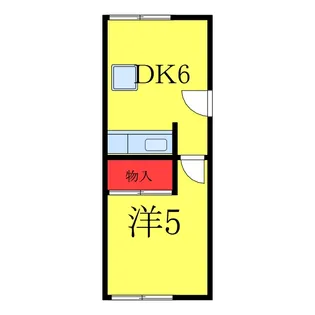 フレール小井土II【2階】の間取り