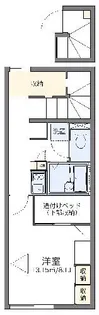 レオパレススカイビレッジ鈴鹿II【2階】の間取り