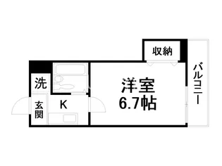 甍・林治ビル【2階】の間取り