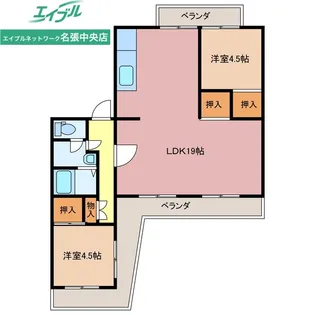 グランドヒルズ桔梗が丘13号棟【1階】の間取り