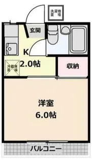 1Kの間取り画像