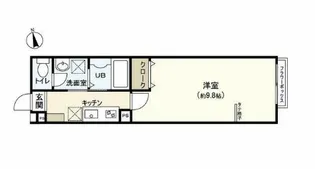 1Kの間取り画像