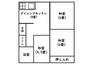 プランドール千石町【1階】の間取り