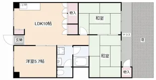 大阪府高槻市宮田町3【マンション】の間取り