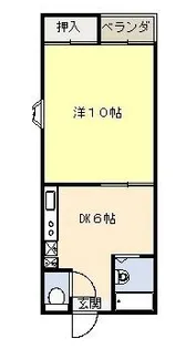ジュネパレス良【1階】の間取り