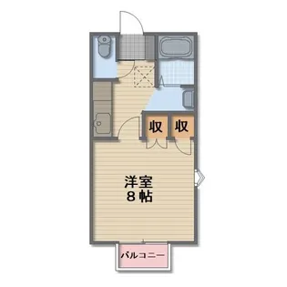 長野県長野市平林1【アパート】の間取り