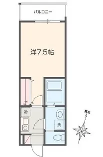 MELDIA入間市III【2階】の間取り