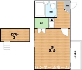 ポルテ御殿山【2階】の間取り