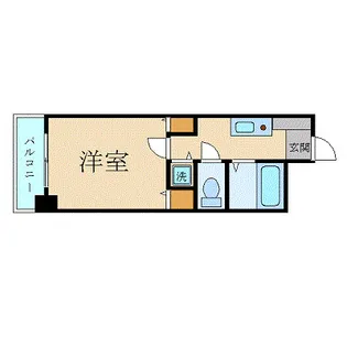 スカイコート日本橋浜町第3【8階】の間取り