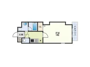 ピアスマート医大東【7階】の間取り