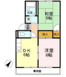 プレジール佐藤 A【1階】の間取り