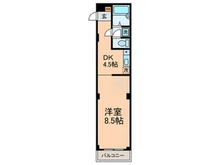 in Cube【2階】の間取り