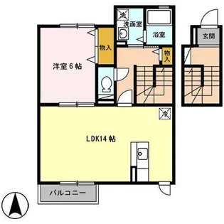 セジュールウィスタリアIV【2階】の間取り