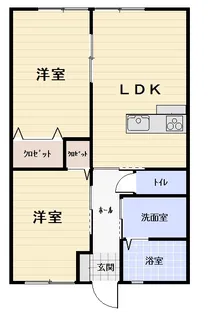 レトアフィオーレ【2階】の間取り