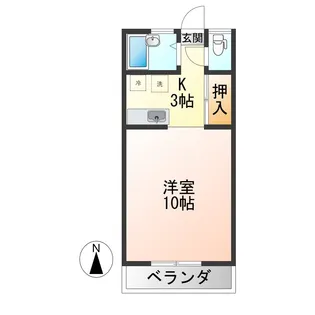 モーツァルト壱番館【1階】の間取り