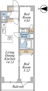 SPコート榎町【7階】の間取り