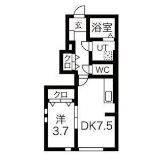 ダイヤモンドヒルズ半田上池【1階】の間取り