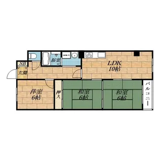 サンクレオビル【4階】の間取り