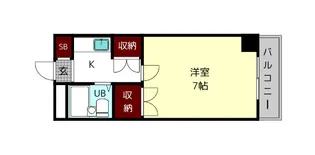 アミティ西大寺P-8【3階】の間取り
