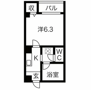 Collection桜ノ宮I【2階】の間取り