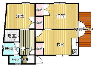 群馬県安中市中野谷【一戸建】の間取り