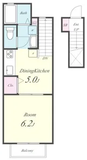 ベルシャトー【2階】の間取り