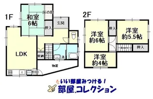 福岡県北九州市小倉南区朽網西5【一戸建】の間取り