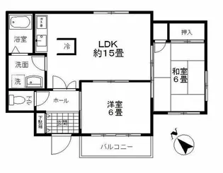 埼玉県川口市鳩ヶ谷本町3【マンション】の間取り