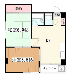 サンコーポ久米川【3階】の間取り