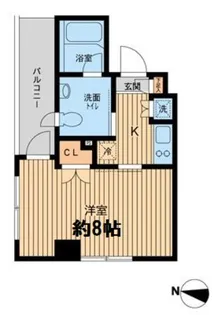 エスティメゾン武蔵小山【3階】の間取り