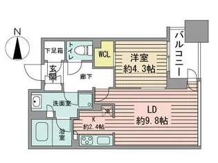 プライムメゾン南2条【8階】の間取り