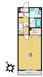 ヘーベルハウス南長崎【2階】の間取り