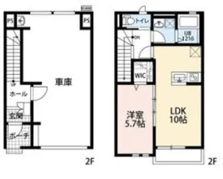 大阪府吹田市南金田2【一戸建】の間取り