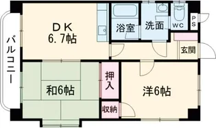 メゾン・DE・OK【3階】の間取り