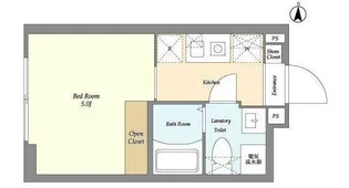 CASA GRAZIE 池袋【2階】の間取り