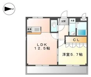 ルピナス ネオコート【2階】の間取り