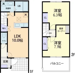 Maison gardenia(メゾン・ガルデニア)の間取り
