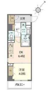 ジョイヴィレッジ瑞江【4階】の間取り