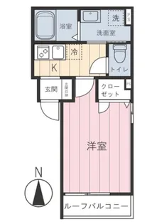 東京都文京区目白台3【アパート】の間取り