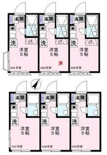 グレースハイム三軒茶屋【2階】の間取り