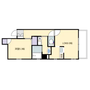 CLARTE【5階】の間取り