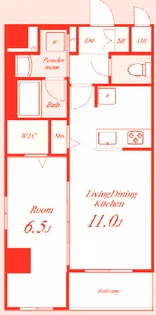 KS 本牧 Story II【6階】の間取り