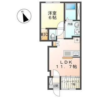 神奈川県海老名市下今泉3【アパート】の間取り
