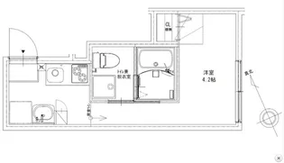アマテラス大井町【1階】の間取り