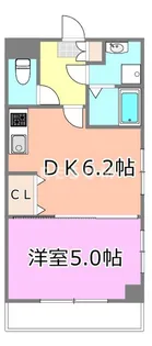 千葉県千葉市中央区新宿2【マンション】の間取り