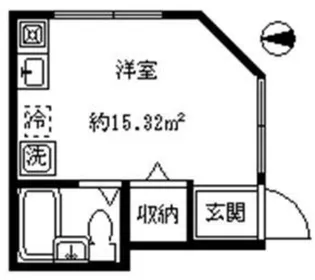 コーポ新宿【1階】の間取り