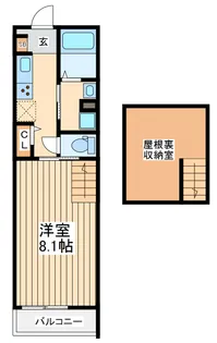メゾン・ド・ラズリ立川【2階】の間取り